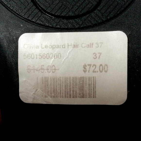 Dansko Olivia Calf Hair Leopard Print Slip On Loafer Flats, Size 37 | 6.5-7 NWT - Picture 11 of 16